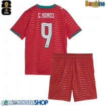 Maglie da calcio Portogallo Goncalo Ramos #9 Prima Maglia Bambino Mondiali 2026  Manica Corta (+ Pantaloni corti)